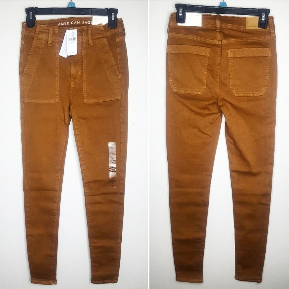 American Eagle Brown Skinny Jeans